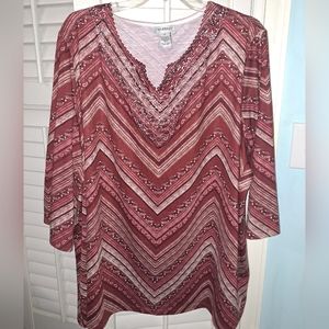 Catherine's 2x fall colors top